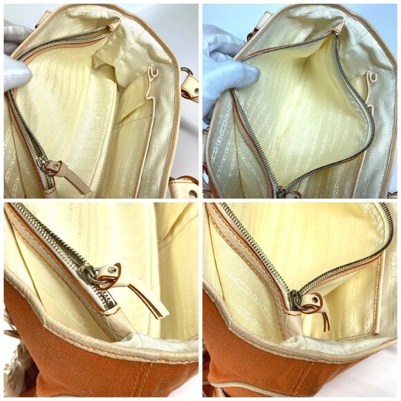 CELINE Fringe Tassel Triomphe Logo Boogie Tote Bag Hand Bag - Picture 15 of 15